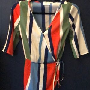 Cute never worn flowy wrap top